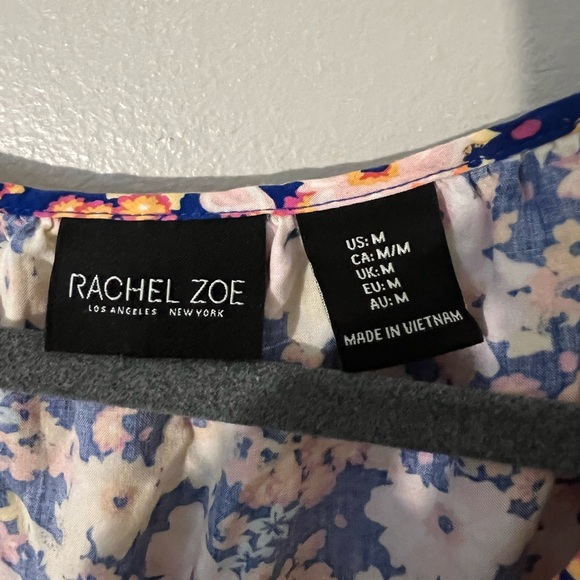 Rachel Zoe Floral Babydoll Dress, Medium - Picture 3 of 4